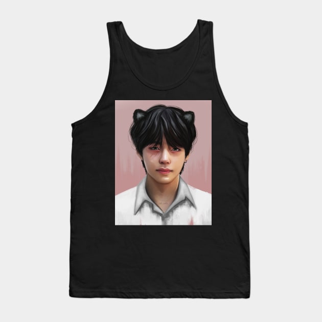 Taehyung Tank Top by ari-arts